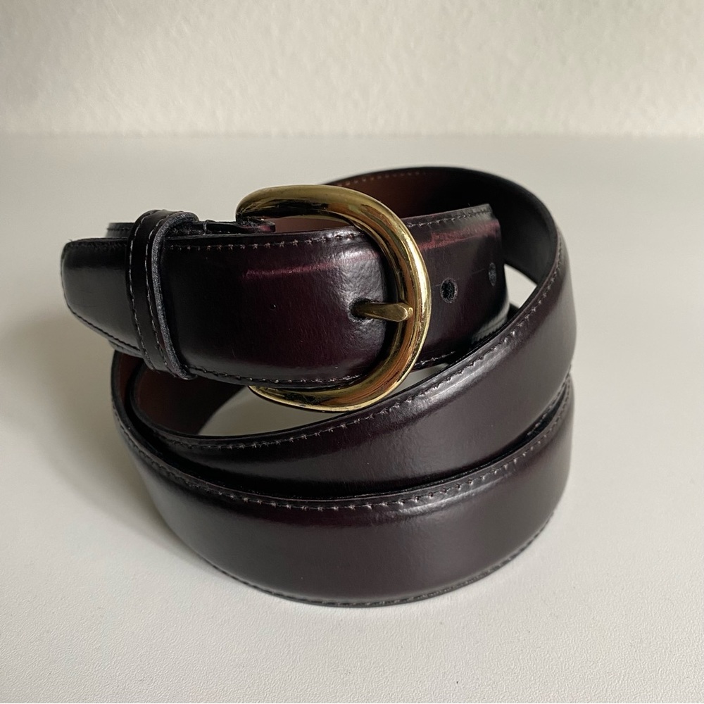 European Tanned Cowhide Belt